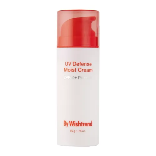 By Wishtrend Зволожуючий сонцезахисний крем з пантенолом UV Defense Moist Cream SPF 50+ PA++++ 50мл