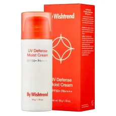 By Wishtrend Зволожуючий сонцезахисний крем з пантенолом UV Defense Moist Cream SPF 50+ PA++++ 50мл