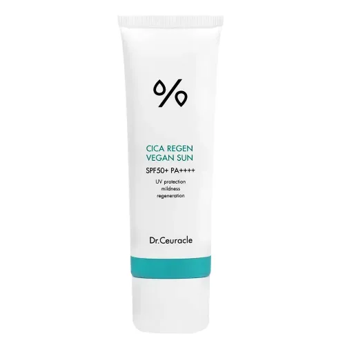 Сонцезахисний веганський крем з центелою азіатською Dr.Ceuracle Cica Regen Vegan Sun SPF50+/ PA++++