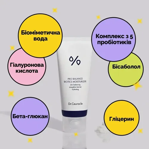 Зволожуючий крем з пробіотиками Dr. Ceuracle Pro Balance Biotics Moisturizer 100мл