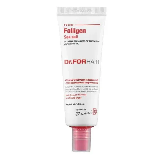 Dr.FORHAIR  Sea Salt Пілінг для шкіри голови з частинками солі з мертвого моря 50 мл